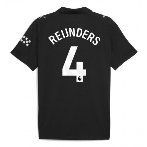 Manchester City Tijjani Reijnders #4 Replica Away Stadium Shirt 2025-26 Short Sleeve Manchester City Tijjani Reijnders #4 Replica Away Stadium Shirt 2025-26 Short Sleeve